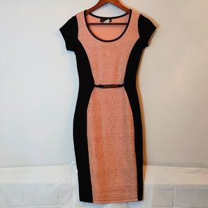 Slim Shape Black Peach Annabelle Dress. Sz Small Evening, Church, W…